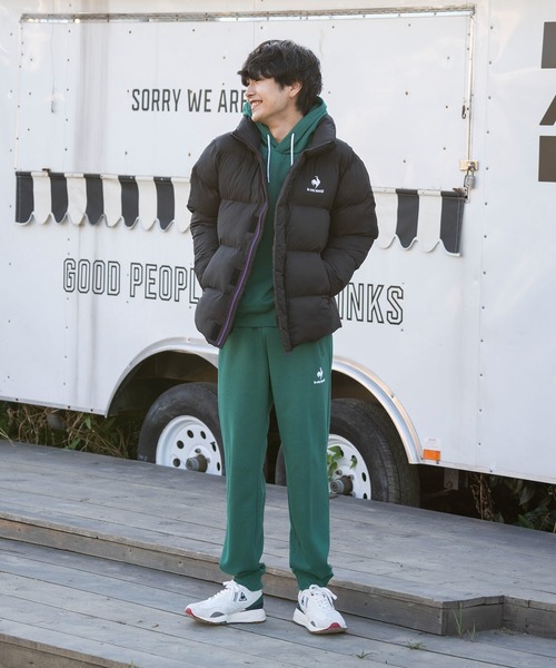le coq sportif（ルコックスポルティフ）の「スウエットロングパンツ メンズ ウェア ロングパンツ ボトムス スポーツウェア（スウェットパンツ・メンズ・ネイビー/グリーン/ホワイト/ブラック・L/S/XL/XXL/M）」の17枚目の写真