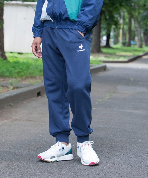 le coq sportif（ルコックスポルティフ）の「スウエットロングパンツ メンズ ウェア ロングパンツ ボトムス スポーツウェア（スウェットパンツ・メンズ・ネイビー/グリーン/ホワイト/ブラック・L/S/XL/XXL/M）」の20枚目の写真