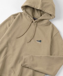 【CONVERSE/コンバース】 ビッグシルエット フード切替プルパーカー/ワンポイントロゴ プルパーカー/ウラケ フーディー