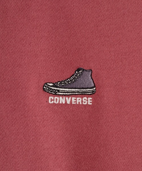 CONVERSE（コンバース）の「【CONVERSE/コンバース】 ビッグシルエット フード切替プルパーカー/ワンポイントロゴ プルパーカー/ウラケ フーディー（パーカー・メンズ・ブラック/オフホワイト/ベージュ系その他/ブラウン/ベージュ/グリーン/グリーン系その他/レッド系その他・L/M/XL）」の10枚目の写真