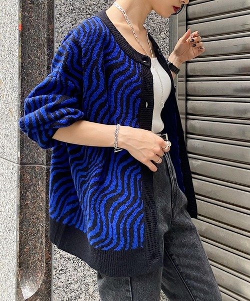 PAGEBOY（ページボーイ）の「アニマルクルーカーデ（ニット/セーター・レディース・ブラック系その他/ブルー系その他/ブラック系その他2/ブルー系その他2・FREE）」の22枚目の写真