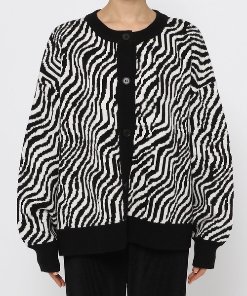 PAGEBOY（ページボーイ）の「アニマルクルーカーデ（ニット/セーター・レディース・ブラック系その他/ブルー系その他/ブラック系その他2/ブルー系その他2・FREE）」の17枚目の写真