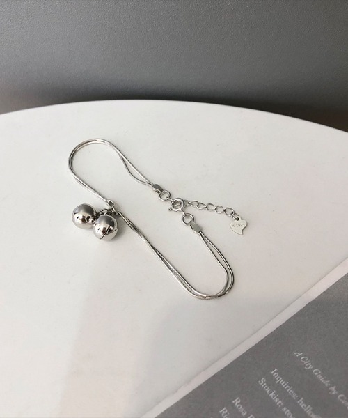 Starting Over（スターティングオーバー）の「yu-ka : シルバーボール スネークチェーン ブレスレット（ブレスレット・レディース・シルバー・FREE）」の5枚目の写真