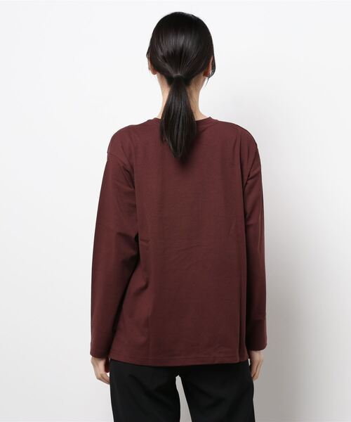 LOWRYS FARM（ローリーズファーム）の「プリントロゴＴＬＳ　254580（Tシャツ/カットソー・レディース・チャコールグレー/ダークブラウン/オフホワイト/アイボリー・FREE）」の12枚目の写真