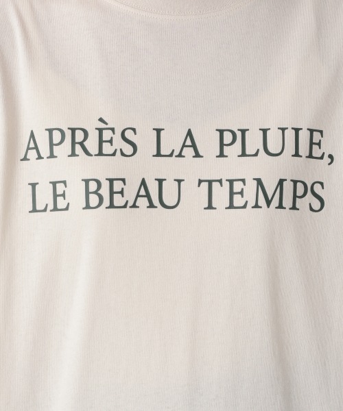 LOWRYS FARM（ローリーズファーム）の「プリントロゴＴＬＳ　254580（Tシャツ/カットソー・レディース・チャコールグレー/ダークブラウン/オフホワイト/アイボリー・FREE）」の18枚目の写真