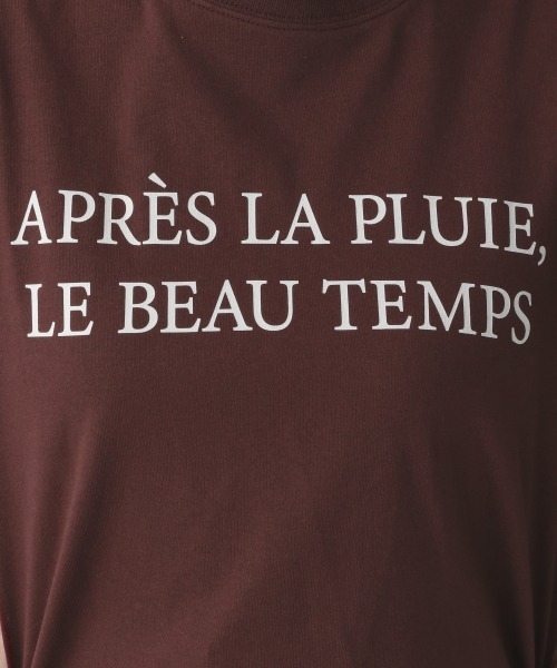 LOWRYS FARM（ローリーズファーム）の「プリントロゴＴＬＳ　254580（Tシャツ/カットソー・レディース・チャコールグレー/ダークブラウン/オフホワイト/アイボリー・FREE）」の10枚目の写真