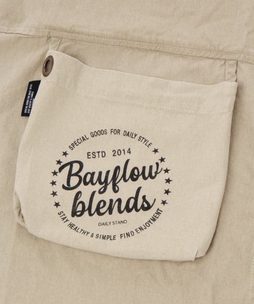 BAYFLOW（ベイフロー）の「[BAYFLOW BLENDS]5ポケットエプロン（エプロン・レディース・ブラック/ベージュ・0）」の15枚目の写真