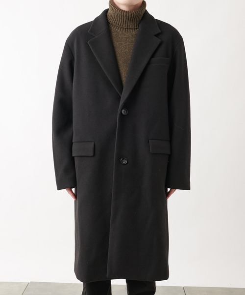 COLONY 2139(コロニートゥーワンスリーナイン)の「テックウールシングルチェスターコート(チェスターコート・メンズ・ブラック/ネイビー・MEDIUM/LARGE/X-LARGE)」の15枚目の写真