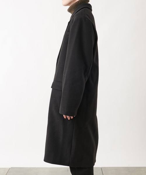 COLONY 2139(コロニートゥーワンスリーナイン)の「テックウールシングルチェスターコート(チェスターコート・メンズ・ブラック/ネイビー・MEDIUM/LARGE/X-LARGE)」の16枚目の写真