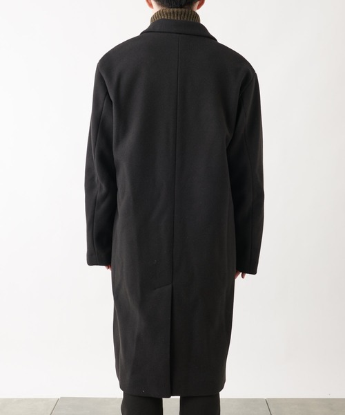 COLONY 2139(コロニートゥーワンスリーナイン)の「テックウールシングルチェスターコート(チェスターコート・メンズ・ブラック/ネイビー・MEDIUM/LARGE/X-LARGE)」の17枚目の写真