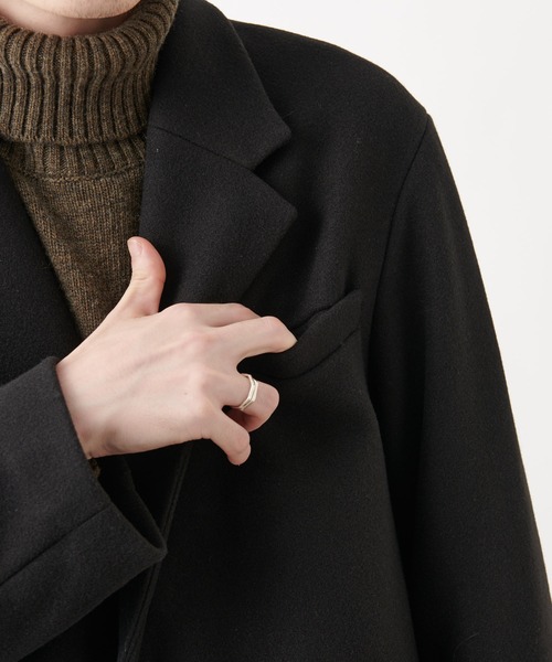 COLONY 2139(コロニートゥーワンスリーナイン)の「テックウールシングルチェスターコート(チェスターコート・メンズ・ブラック/ネイビー・MEDIUM/LARGE/X-LARGE)」の18枚目の写真