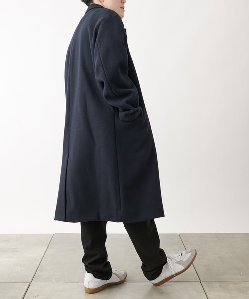 COLONY 2139(コロニートゥーワンスリーナイン)の「テックウールシングルチェスターコート(チェスターコート・メンズ・ブラック/ネイビー・MEDIUM/LARGE/X-LARGE)」の10枚目の写真