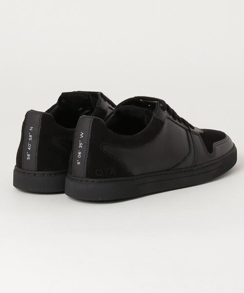 O.T.A（オーティーエー）の「GLENCOE/グレンコー ナチュラルレザー/スエードレザー (UNISEX)（スニーカー・レディース・ブラック・37/38/36/40/42/43/41/39）」の2枚目の写真