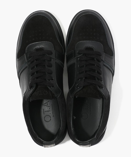O.T.A（オーティーエー）の「GLENCOE/グレンコー ナチュラルレザー/スエードレザー (UNISEX)（スニーカー・レディース・ブラック・37/38/36/40/42/43/41/39）」の6枚目の写真