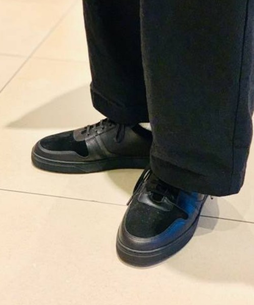 O.T.A（オーティーエー）の「GLENCOE/グレンコー ナチュラルレザー/スエードレザー (UNISEX)（スニーカー・レディース・ブラック・37/38/36/40/42/43/41/39）」の5枚目の写真