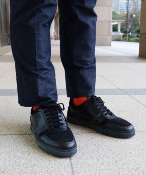 O.T.A（オーティーエー）の「GLENCOE/グレンコー ナチュラルレザー/スエードレザー (UNISEX)（スニーカー・レディース・ブラック・37/38/36/40/42/43/41/39）」の14枚目の写真