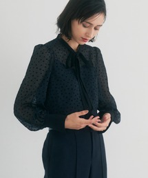 ANAYI | スターフロッキーリボンタイ　ブラウス(シャツ/ブラウス)