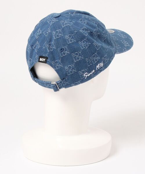 BOY LONDON（ボーイロンドン）の「【BOY LONDON】LOGO JACQUARD CAP（キャップ・メンズ・ブルー・FREE）」の3枚目の写真