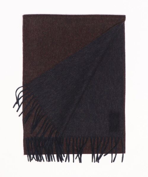 カシミヤ リバーシブルマフラー