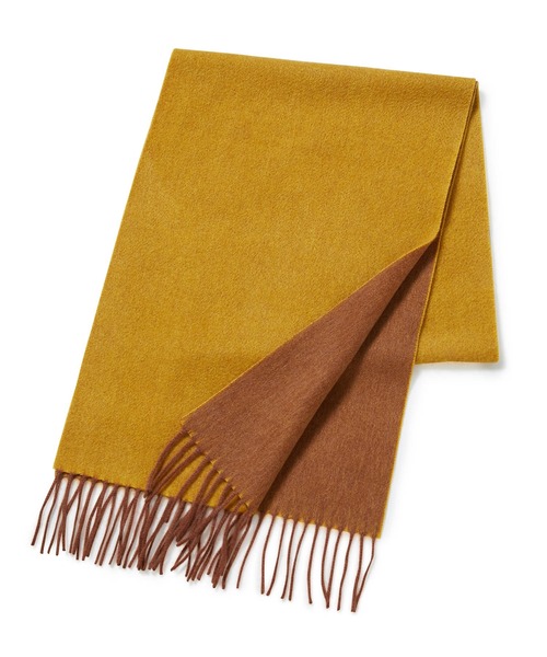 カシミヤ リバーシブルマフラー