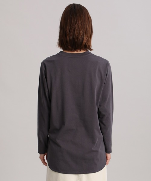 INED(イネド)の「ロングスリーブTシャツ(Tシャツ/カットソー・レディース・オフホワイト・9号)」の6枚目の写真