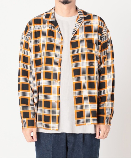 JOURNAL STANDARD relume（ジャーナルスタンダード　レリューム）の「【DAN RIVER / ダンリバー】チェックパジャマシャツ（シャツ/ブラウス・メンズ・ネイビー/イエロー・MEDIUM/LARGE）」の5枚目の写真
