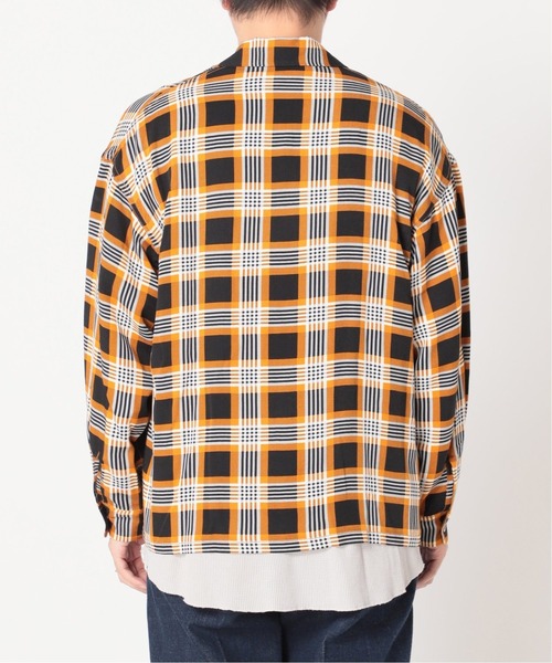 JOURNAL STANDARD relume（ジャーナルスタンダード　レリューム）の「【DAN RIVER / ダンリバー】チェックパジャマシャツ（シャツ/ブラウス・メンズ・ネイビー/イエロー・MEDIUM/LARGE）」の8枚目の写真