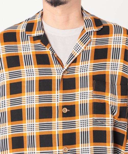 JOURNAL STANDARD relume（ジャーナルスタンダード　レリューム）の「【DAN RIVER / ダンリバー】チェックパジャマシャツ（シャツ/ブラウス・メンズ・ネイビー/イエロー・MEDIUM/LARGE）」の10枚目の写真