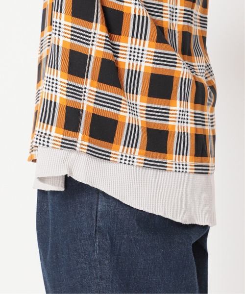 JOURNAL STANDARD relume（ジャーナルスタンダード　レリューム）の「【DAN RIVER / ダンリバー】チェックパジャマシャツ（シャツ/ブラウス・メンズ・ネイビー/イエロー・MEDIUM/LARGE）」の14枚目の写真