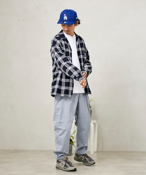 JOURNAL STANDARD relume（ジャーナルスタンダード　レリューム）の「【DAN RIVER / ダンリバー】チェックパジャマシャツ（シャツ/ブラウス・メンズ・ネイビー/イエロー・MEDIUM/LARGE）」の22枚目の写真