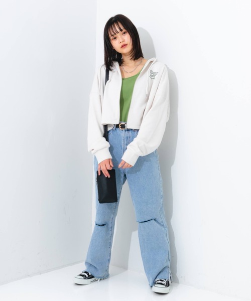 nemne store(ネンネストア)の「カラーリブタンクトップ(タンクトップ・レディース・オレンジ/グリーン/アイボリー・フリー)」の20枚目の写真