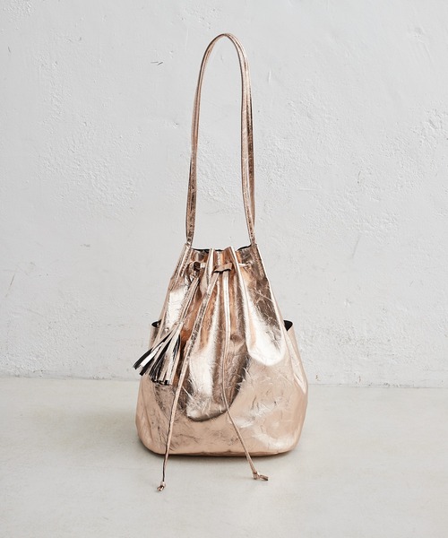 CIAOPANIC TYPY（チャオパニックティピー）の「メタリックトート（トートバッグ・レディース・ブラック/シルバー/ゴールド・ONE SIZE）」の10枚目の写真