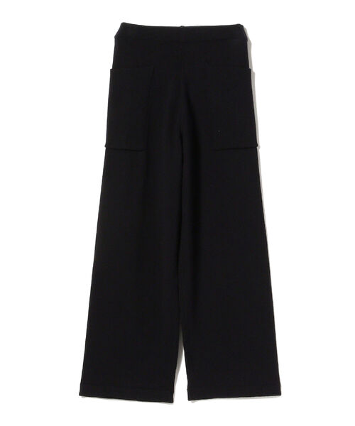 Demi-Luxe BEAMS（デミルクス ビームス）の「Demi-Luxe BEAMS / ポケット付き ニットパンツ（その他パンツ・レディース・ネイビー/オフホワイト・38/36）」の15枚目の写真