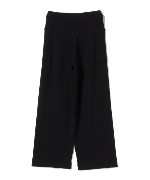 Demi-Luxe BEAMS（デミルクス ビームス）の「Demi-Luxe BEAMS / ポケット付き ニットパンツ（その他パンツ・レディース・ネイビー/オフホワイト・38/36）」の16枚目の写真