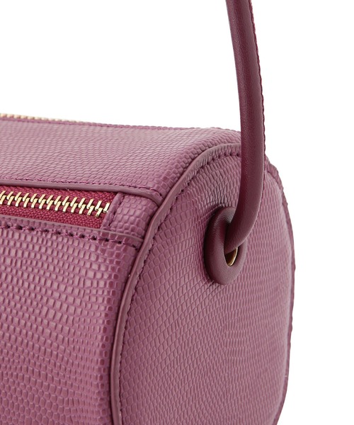 ROPE' PICNIC（ロペピクニック）の「リザード型押しドラム型ミニショルダーバッグ（ドラムバッグ・レディース・ブラック/キナリ/ブルー系その他5/ピンク系その他2・FREE）」の8枚目の写真