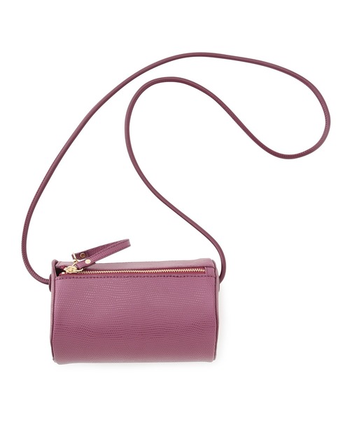 ROPE' PICNIC（ロペピクニック）の「リザード型押しドラム型ミニショルダーバッグ（ドラムバッグ・レディース・ブラック/キナリ/ブルー系その他5/ピンク系その他2・FREE）」の15枚目の写真