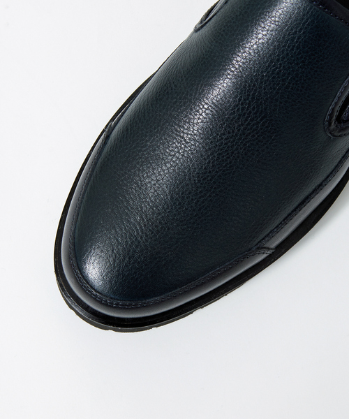 alfredoBANNISTER（アルフレッドバニスター）の「軽量 タンクソール レザースリッポン（スニーカー・メンズ・ブラック/ネイビー・44/40/39/41/42/43）」の11枚目の写真