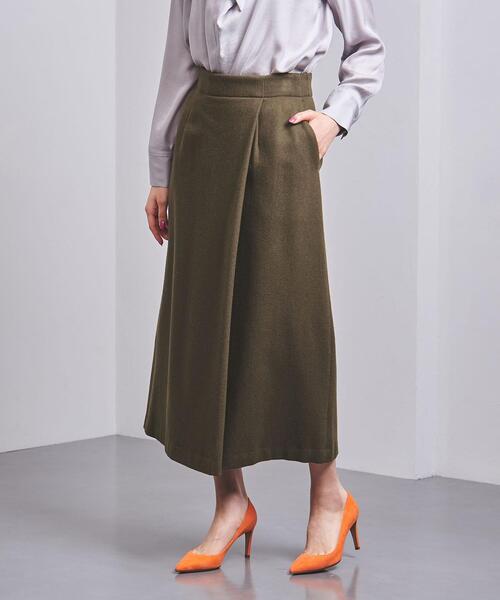 セール United Arrows W N ラップ ロングスカート W スカート United Arrows ユナイテッドアローズ のファッション通販 Zozotown