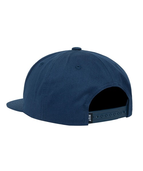 HUF（ハフ）の「ESS UNSTRUCTURED BOX SNAPBACK / HUF キャップ（キャップ・メンズ・ブラック/ネイビー・O/S）」の4枚目の写真