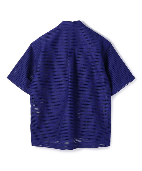 TAUPE(トープ)の「TAUPE/トープ/スクエアラッセルオープンカラーシャツ(シャツ/ブラウス・メンズ・ブラック/イエロー/ブルー・2)」の9枚目の写真