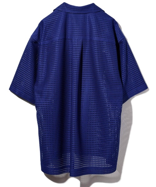 TAUPE(トープ)の「TAUPE/トープ/スクエアラッセルオープンカラーシャツ(シャツ/ブラウス・メンズ・ブラック/イエロー/ブルー・2)」の19枚目の写真