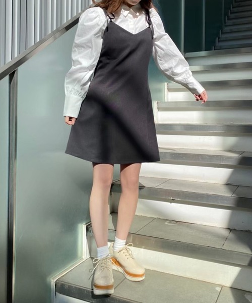 one after another NICE CLAUP(ワンアフターアナザーナイスクラップ)の「ラインストーン厚底レースアップシューズ(その他シューズ・レディース・アイボリー/ゴールド・LARGE/SMALL/MEDIUM)」の7枚目の写真