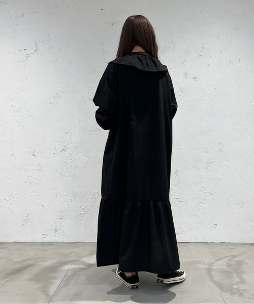 襟付きティアードワンピース【ZOZOTOWN限定アイテム】（ワンピース