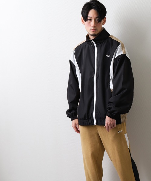 FILA（フィラ）の「【FILA】 バイカラージョガースウェットパンツ（スウェットパンツ・レディース・ブラック/ネイビー/ベージュ・MEDIUM/LARGE/X-LARGE）」の12枚目の写真