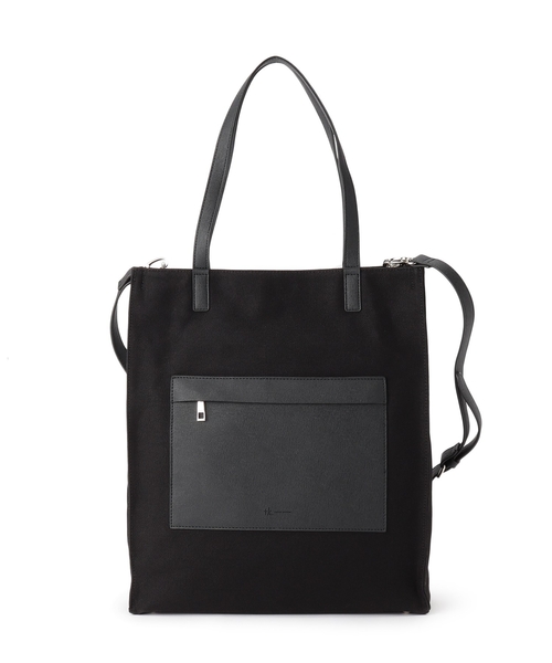 tk.TAKEO KIKUCHI(ティーケータケオキクチ)の「◆キャンバス×サフィアーノトート(トートバッグ・レディース・ホワイト系5/ブラック系4・00)」の15枚目の写真