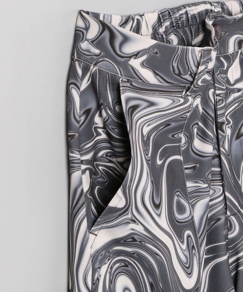 JEANASIS(ジーナシス)の「ナシジマーブルガラフレアパンツ/271943(その他パンツ・レディース・ブラック系その他/パープル系その他/レッド系その他・FREE)」の10枚目の写真