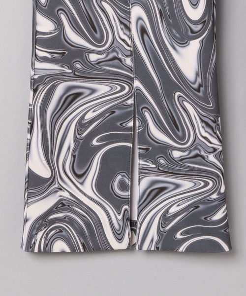 JEANASIS(ジーナシス)の「ナシジマーブルガラフレアパンツ/271943(その他パンツ・レディース・ブラック系その他/パープル系その他/レッド系その他・FREE)」の13枚目の写真