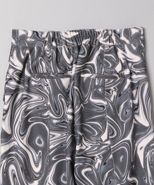 JEANASIS(ジーナシス)の「ナシジマーブルガラフレアパンツ/271943(その他パンツ・レディース・ブラック系その他/パープル系その他/レッド系その他・FREE)」の8枚目の写真