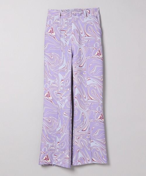 JEANASIS(ジーナシス)の「ナシジマーブルガラフレアパンツ/271943(その他パンツ・レディース・ブラック系その他/パープル系その他/レッド系その他・FREE)」の19枚目の写真