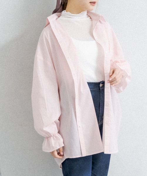 OLIVE des OLIVE（オリーブデオリーブ）の「シアインナー（Tシャツ/カットソー・レディース・オフホワイト/ブルー/ミント・FREE）」の19枚目の写真